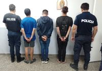 Aprehendieron a tres sujetos que robaron en una obra en construcción