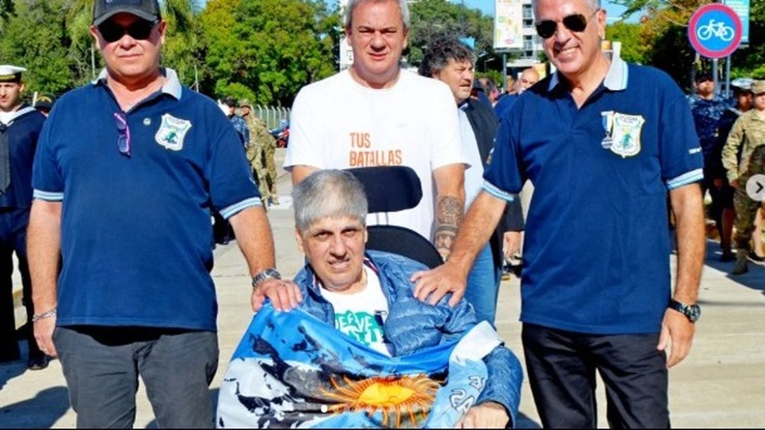 Resnier Barrera desfiló por Malvinas y murió 6 días después: Vicente López despide a un héroe que luchó hasta el final