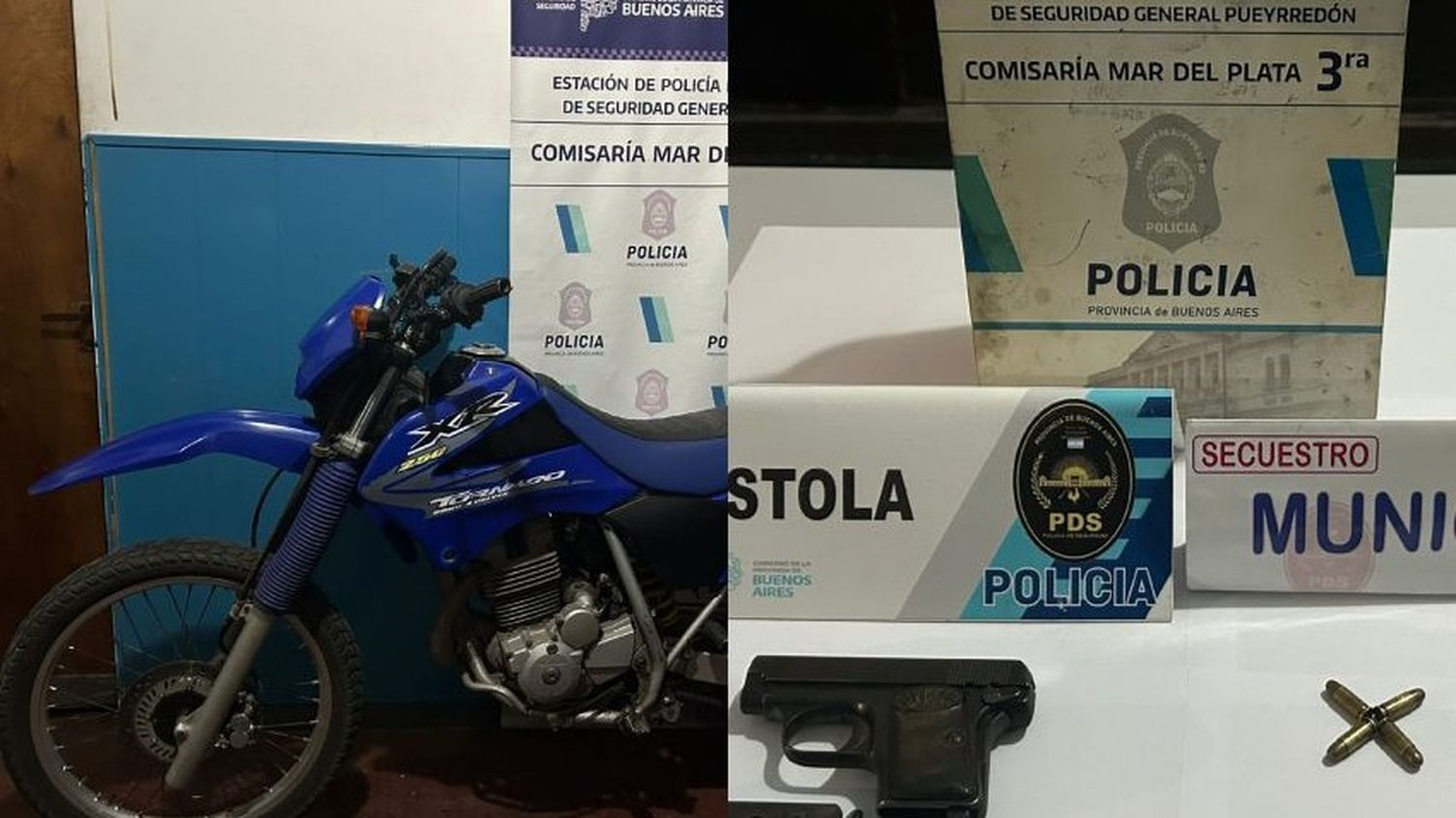 El sujeto tenía una pistola marca Browning calibre.22, con un cartucho en la recámara y tres municiones en el cargador.
