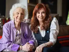 Cristina Kirchner saludó a Estela de Carlotto en su cumpleaños