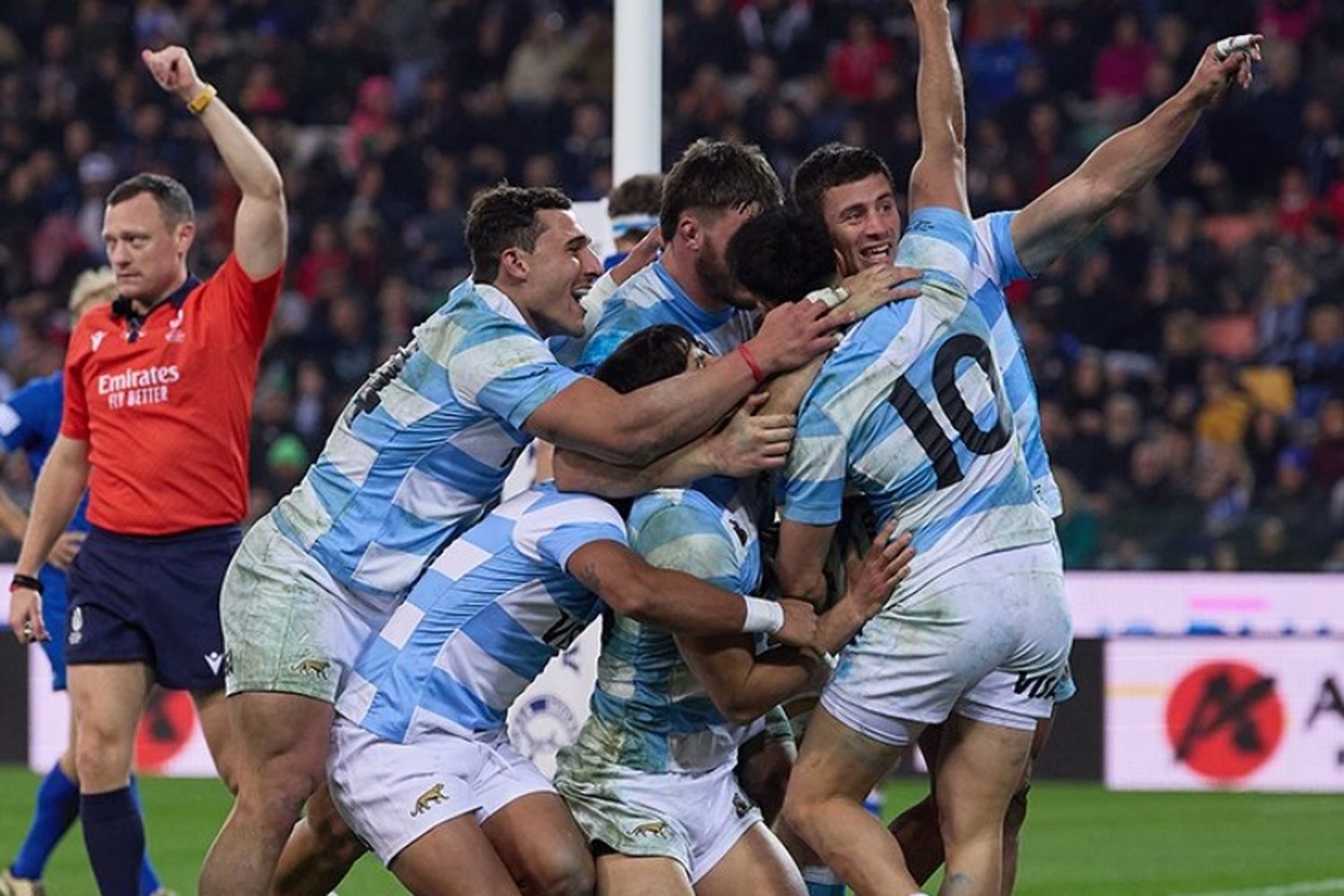 Los Pumas abrieron la ventana de noviembre con un triunfo contundente ante Italia