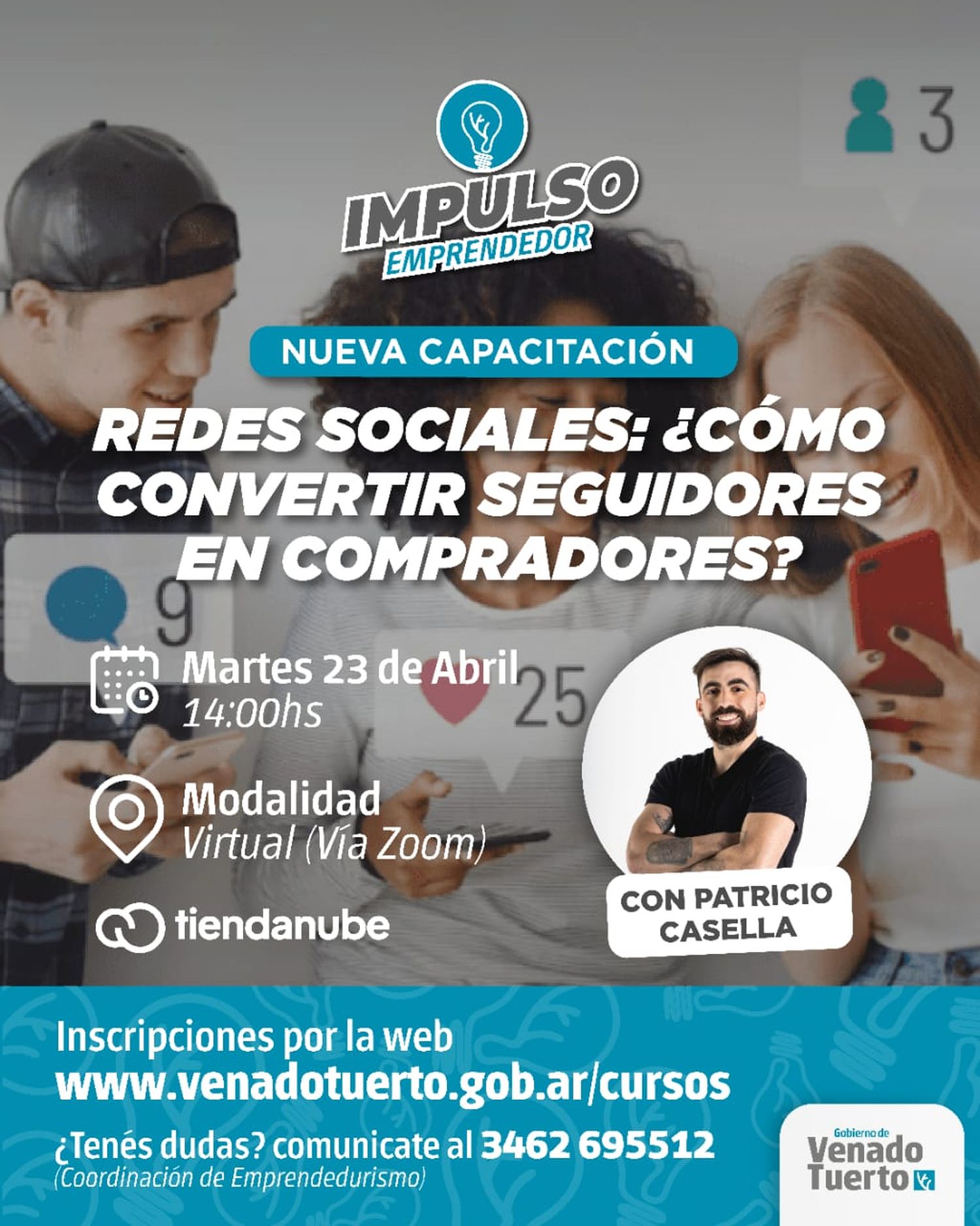 Redes sociales, Impulso Emprendedor - 1