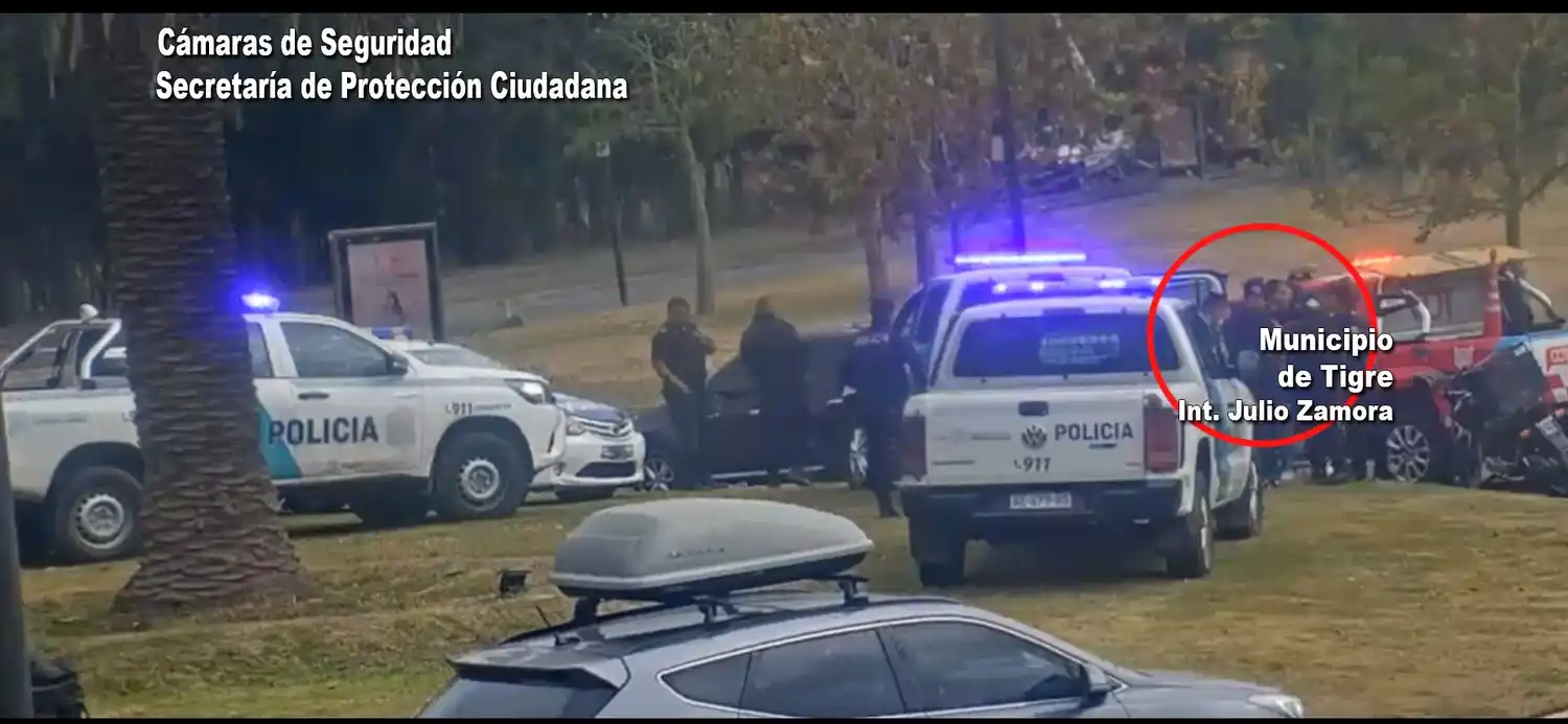 Detuvieron en Tigre a un auto con pedido de secuestro involucrado en robos en centros comerciales