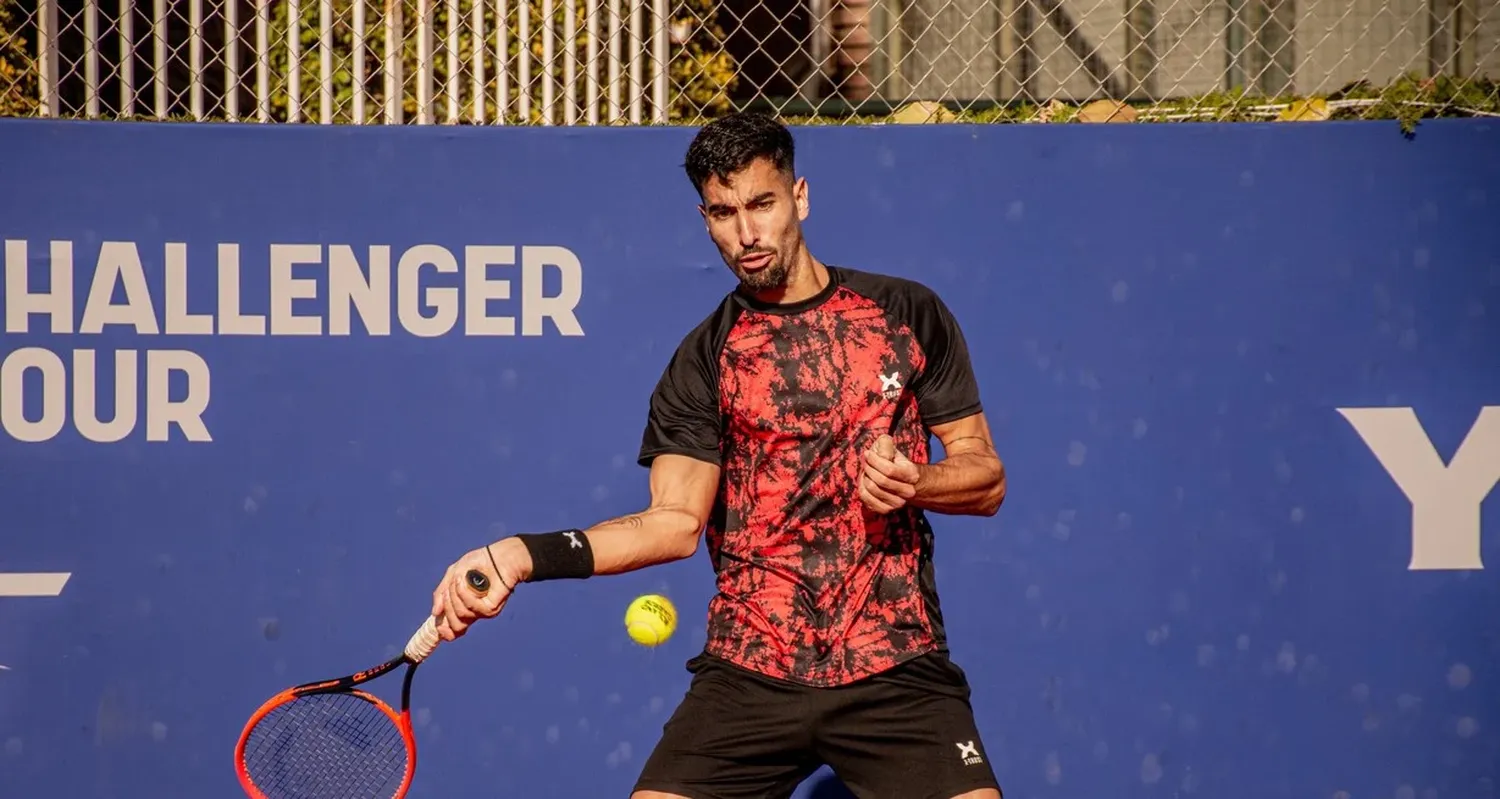 Tomás Farjat fue uno de los argentinos que logró avanzar al main draw. Crédito: AAT | Florencia Agulló