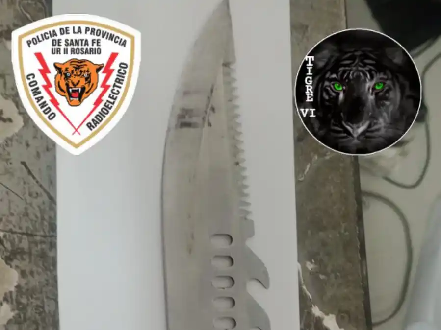 Detuvieron a un hombre que amenazó a su padre y a los vecinos con una cuchilla en la zona noroeste