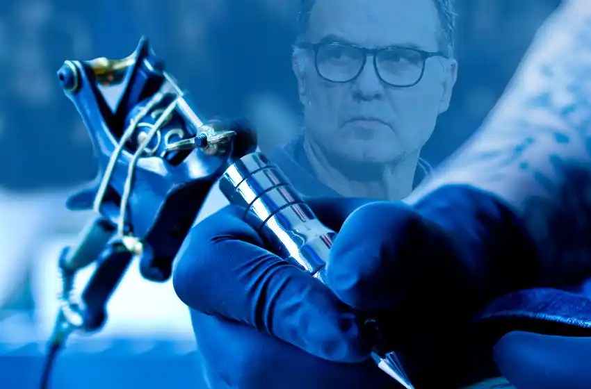Una locura por el Loco: un hincha de Leeds se tatuó a Bielsa