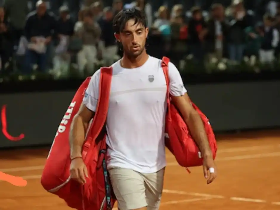 Tirante eliminado en octavos de final del Master 1000 de Roma.Foto:Reuters