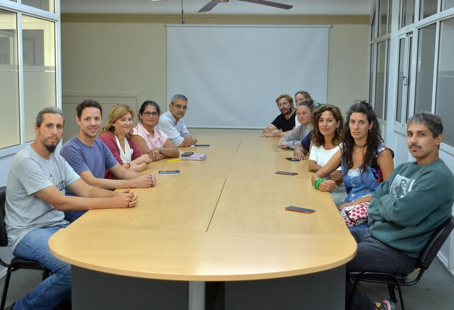 Trabajadores de la Cultura se reunieron con autoridades municipales.