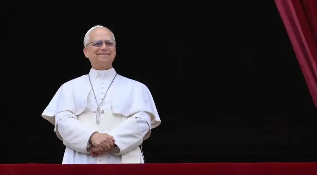 El papa León XIV rezó su primer Regina Coeli.