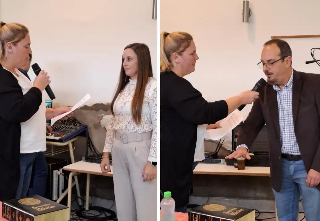 Juraron ayer como concejales María Paz López Peralta, de Fuerza Patria; y Emiliano Monsalvo, del Movimiento Vecinal; quienes ingresarán para cubrir licencias