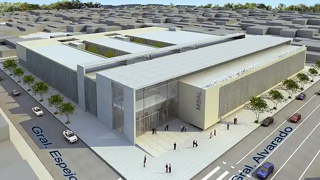 Avanza la construcción del  nuevo hospital de Paraná   