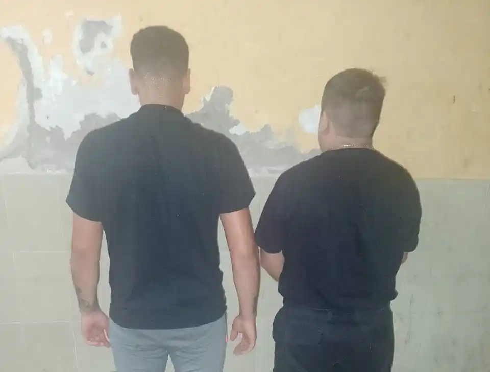 El hombre detenido en el operativo.