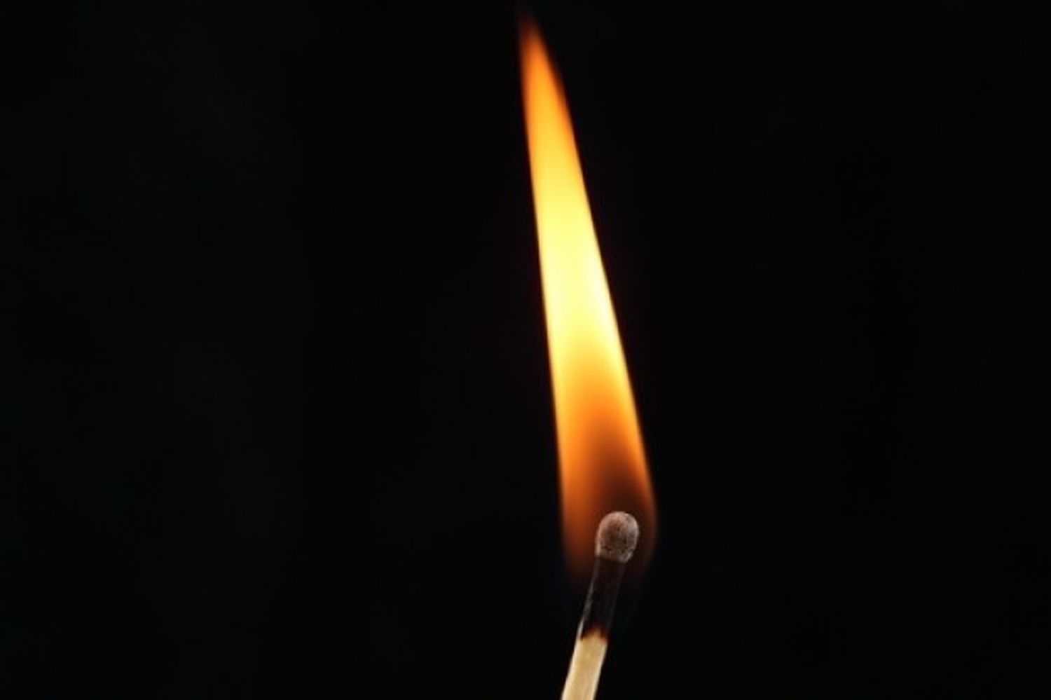 La luz de un fósforo