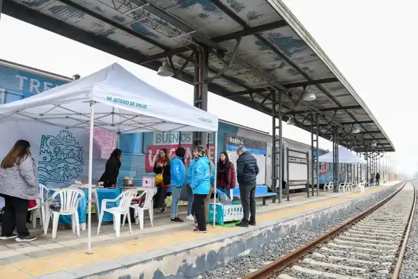 Hasta este viernes estará el tren sanitario en Chascomús