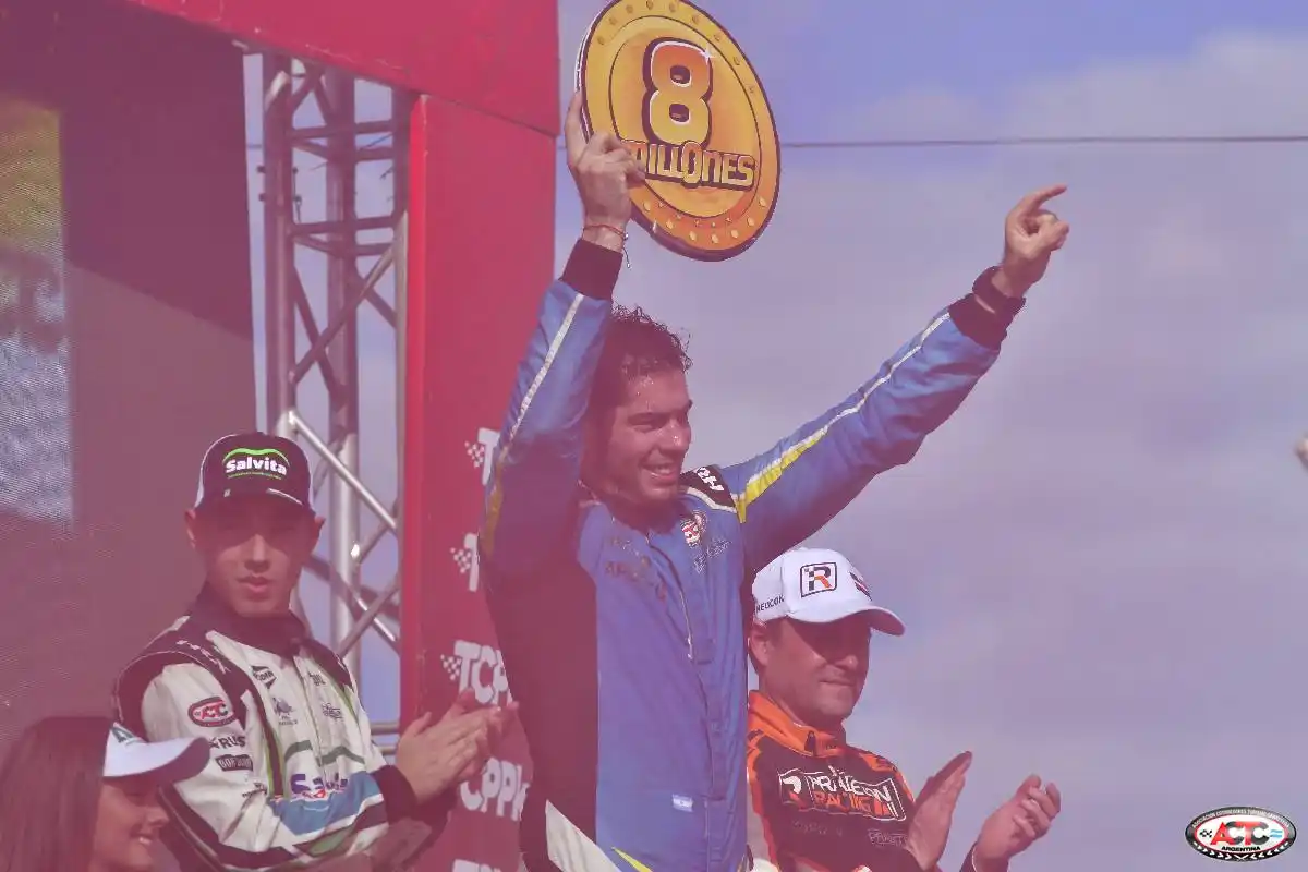 Gini consiguió en Rafaela el primer triunfo de su carrera