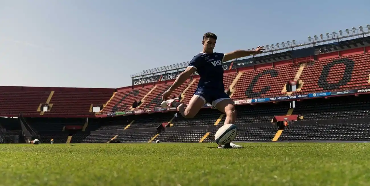 Rugby de primer nivel en la ciudad de Santa Fe este sábado por la tarde.