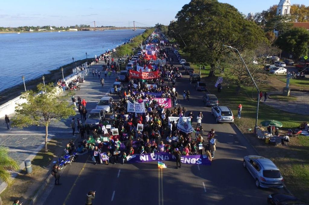 Santa Fe volvió a marchar por Ni Una Menos