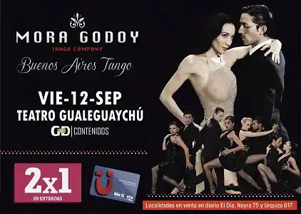 Mora Godoy se presenta mañana en el Teatro 