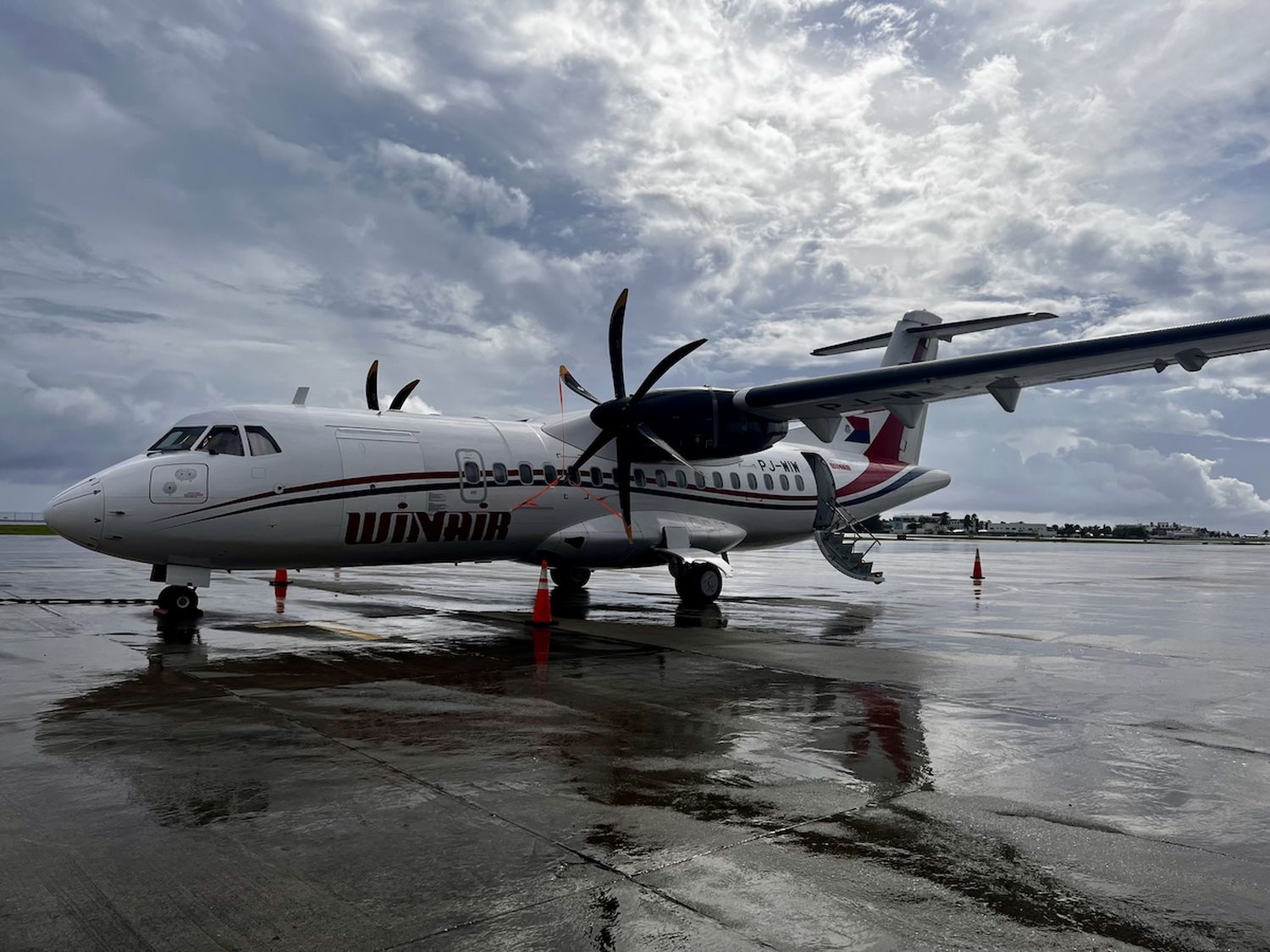 Tras recibir su segundo ATR, Winair incrementa sus vuelos entre las islas del Caribe neerlandés