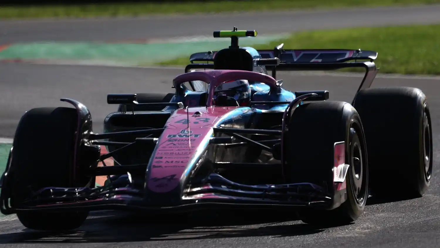 Colapinto ocupó el puesto 20 en su primer contacto con la pista de Monza