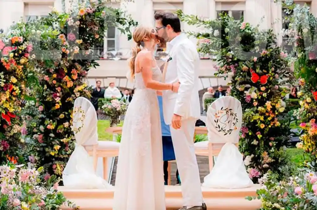 Jésica Cirio y su flamante esposo Elías Piccirillo.