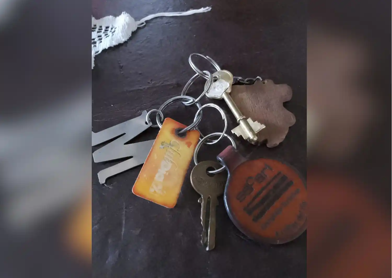Llavero encontrado en Ruiz Moreno y Aníbal de Antón