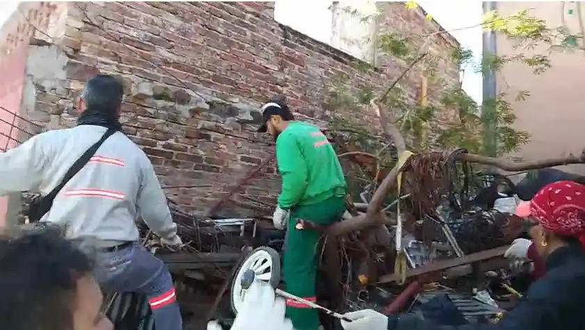 Intervención por acumulación extrema de residuos