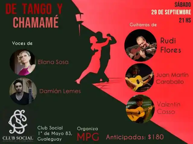 "De Tango y Chamamé” en el Club Social