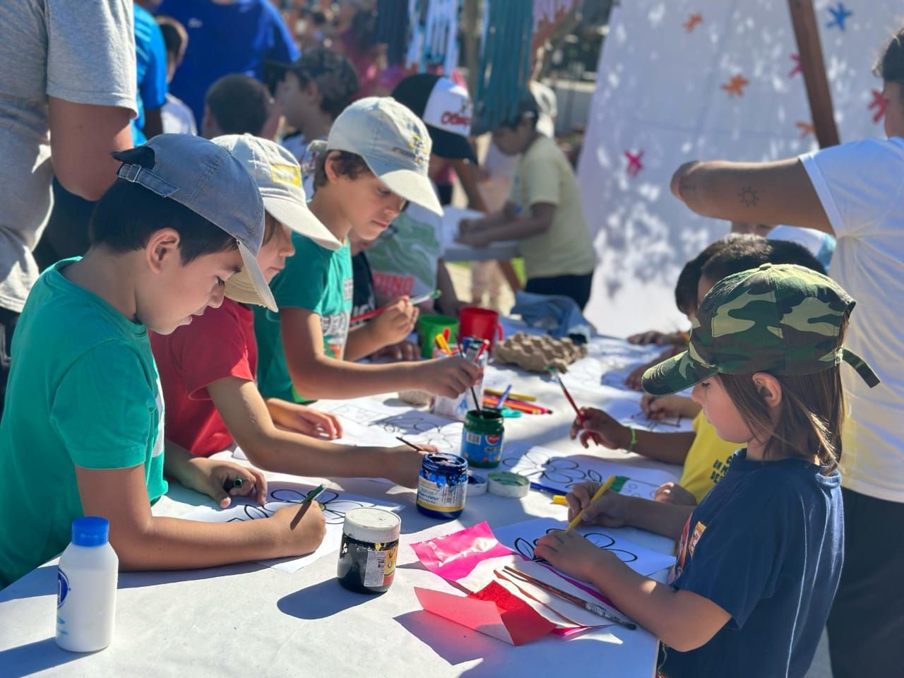 Los niños disfrutaron de distintas actividades.