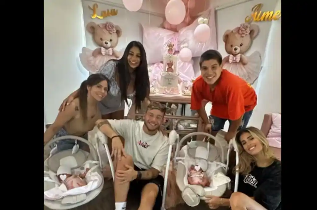 Thiago, Daniela, Romina, Nacho, Julieta