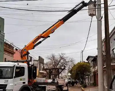 Se quemó un transformador y dejó sin luz a toda la zona de la Liga