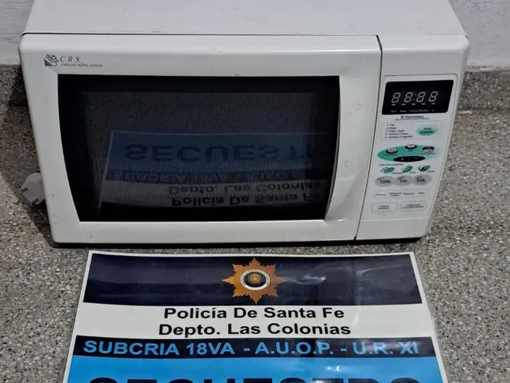 Reconoció su microondas robado en marketplace y con una “entrega controlada” lo recuperó