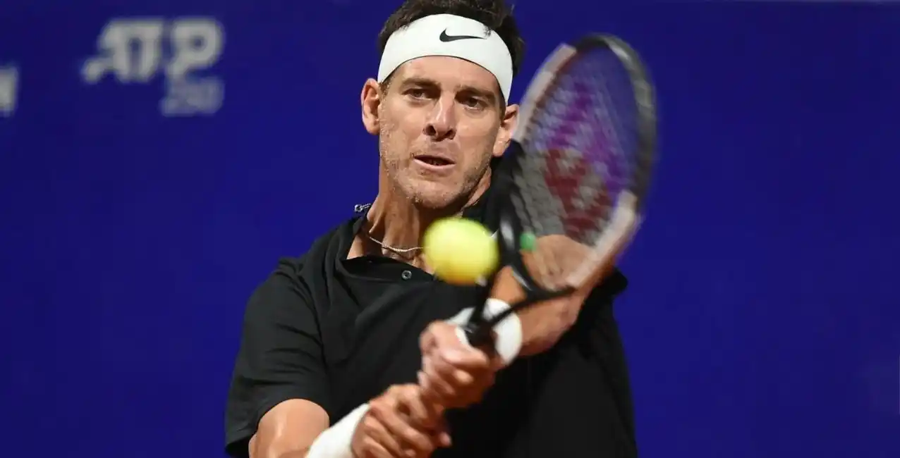 En una noche emiotiva, Del Potro cayó frente a Delbonis