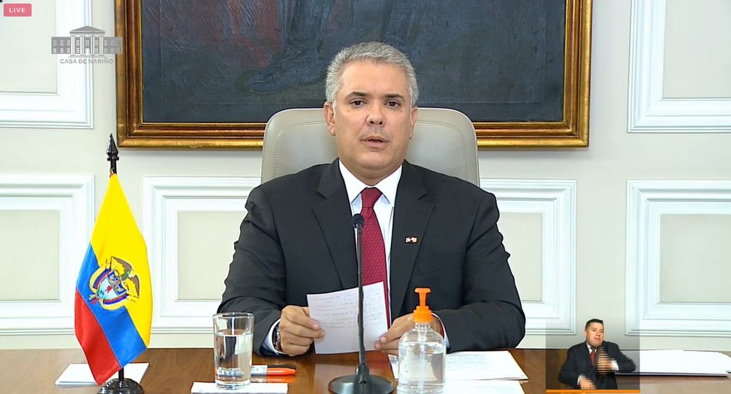 Iván Duque reclama «más presión» de la Unión Europea contra Nicolás Maduro