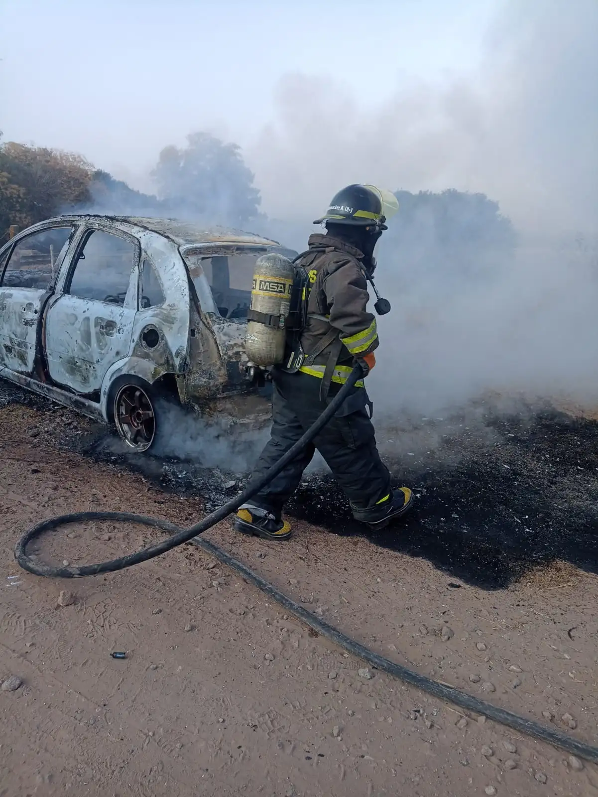 incendio auto - 2