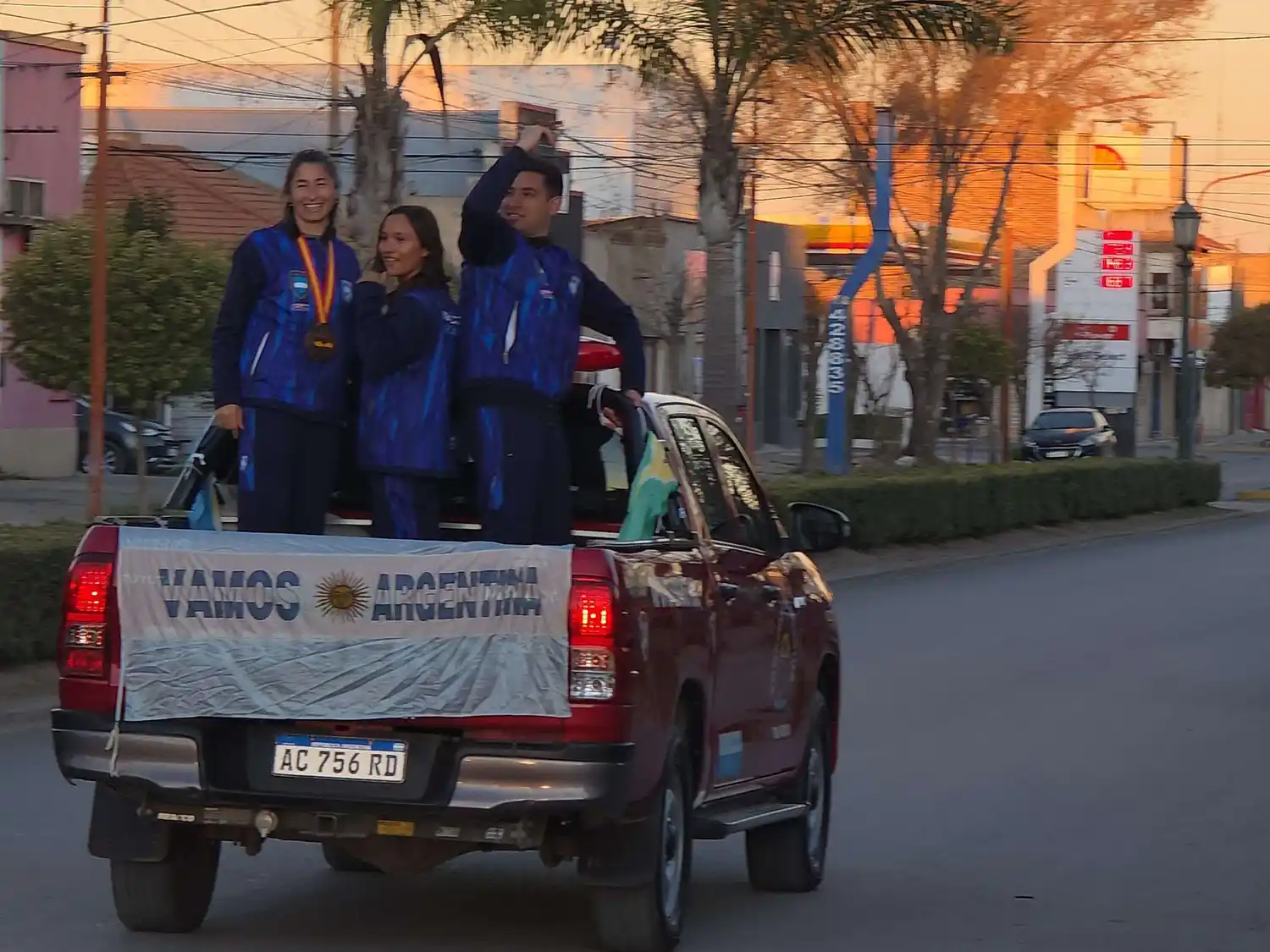 Gran recibimiento para María Angeles Bardelli, campeona del mundo de Taekwondo