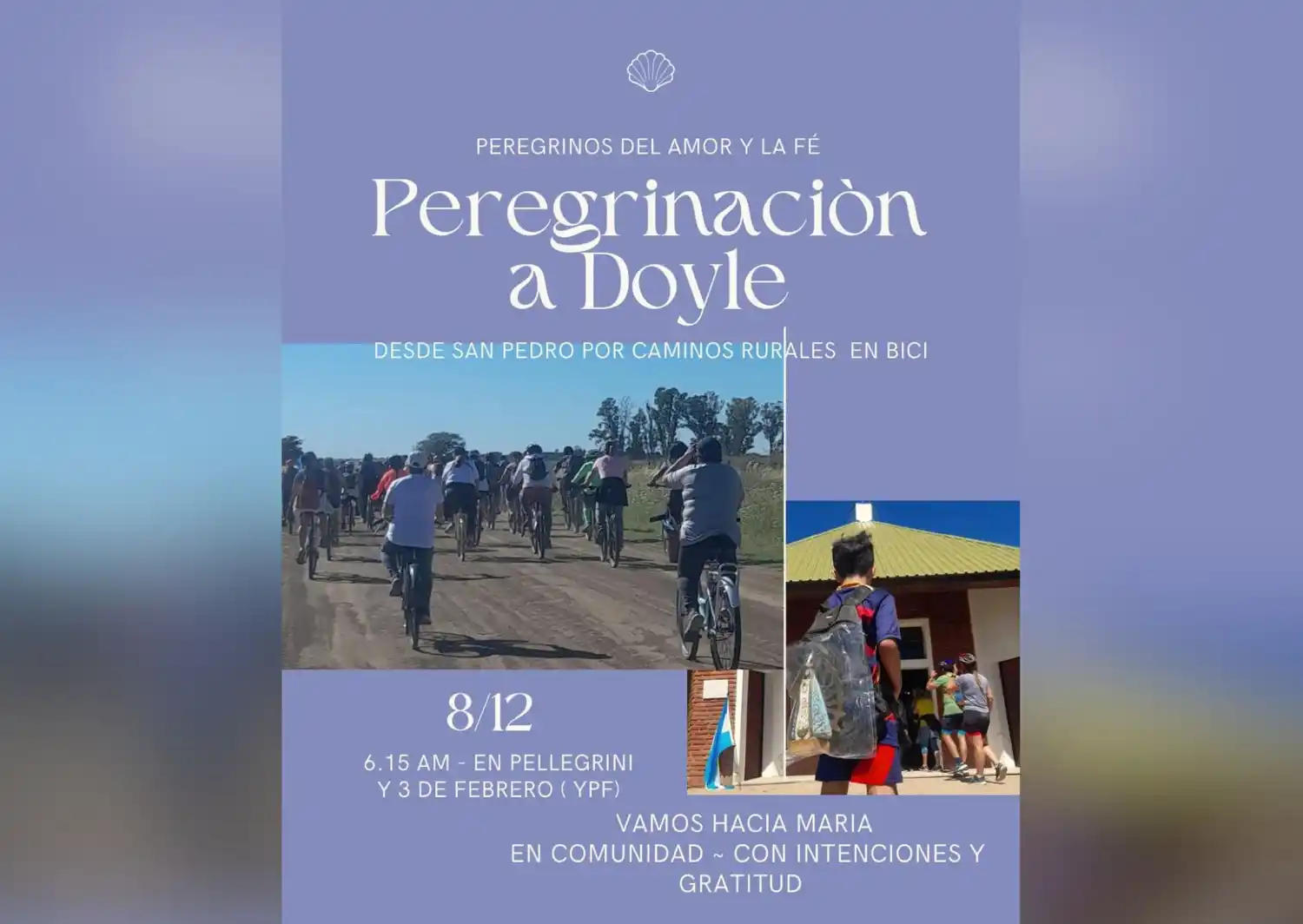 Peregrinación en bicicleta a Pueblo Doyle