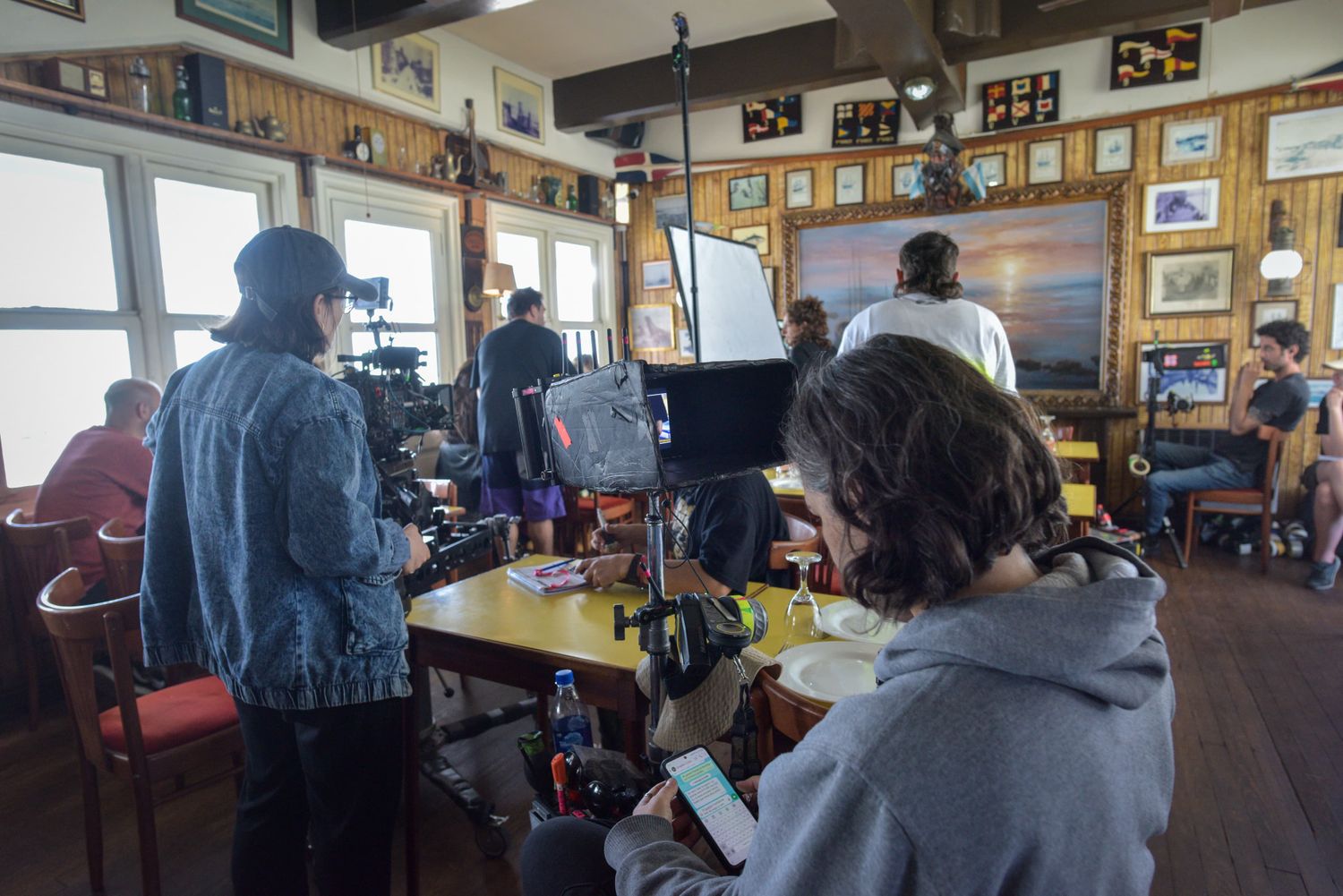 Grabaron parte de una miniserie de Netflix en Mar del Plata