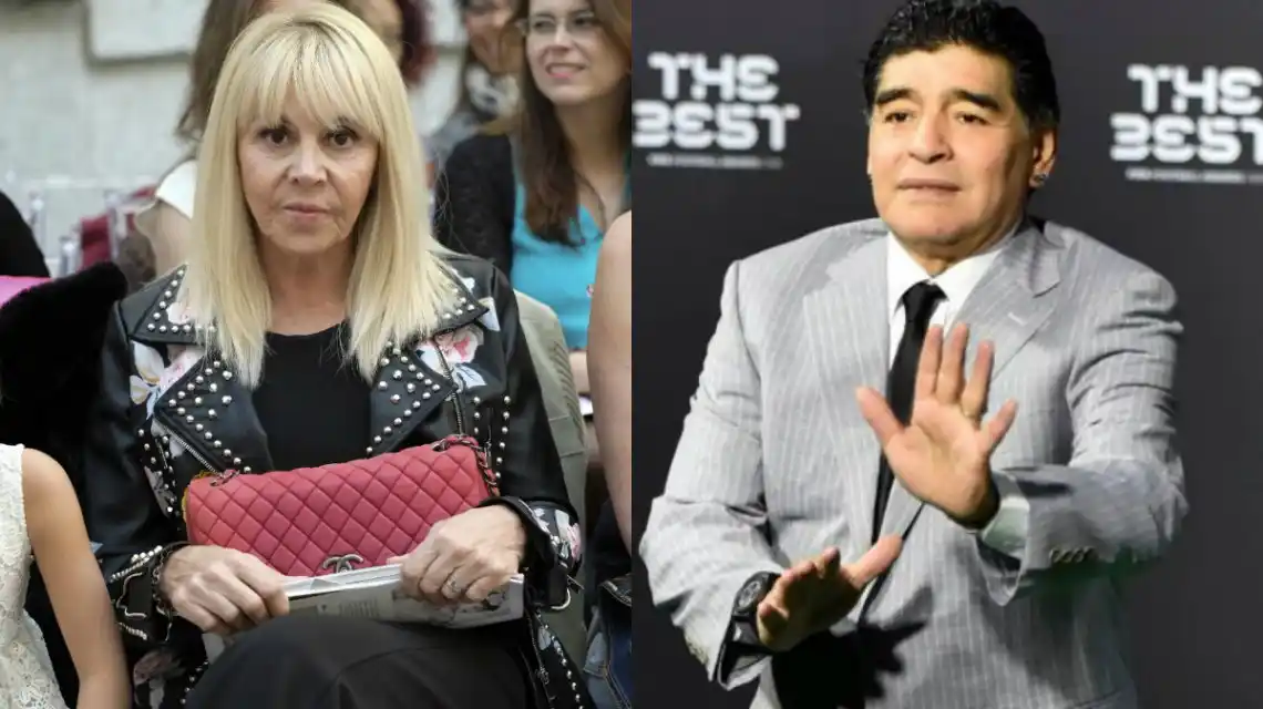 Claudia Villafañe denunció a Maradona por violencia de género