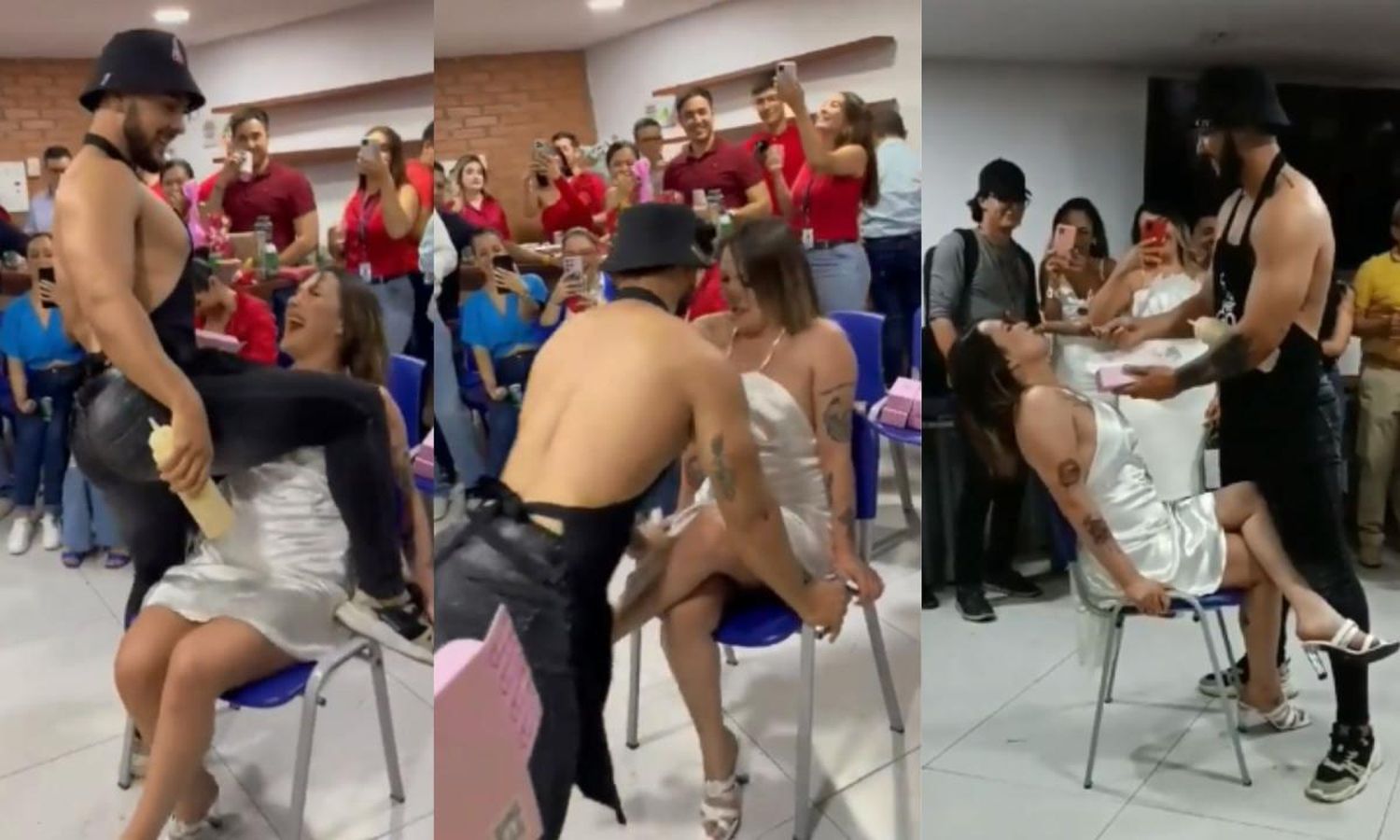 Baile erótico en el Palacio de Justicia de Cúcuta (+ Video)
