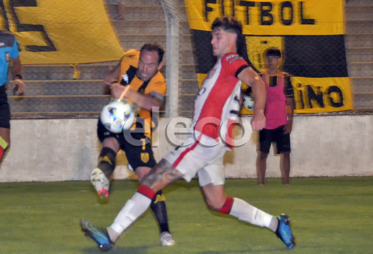 Martín Michel, en Santamarina-Sansinena, primer partido de la temporada, el 11 de marzo pasado.