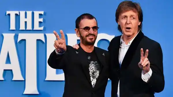 Paul y Ringo se reencontraron para el estreno de la película de The Beatles
