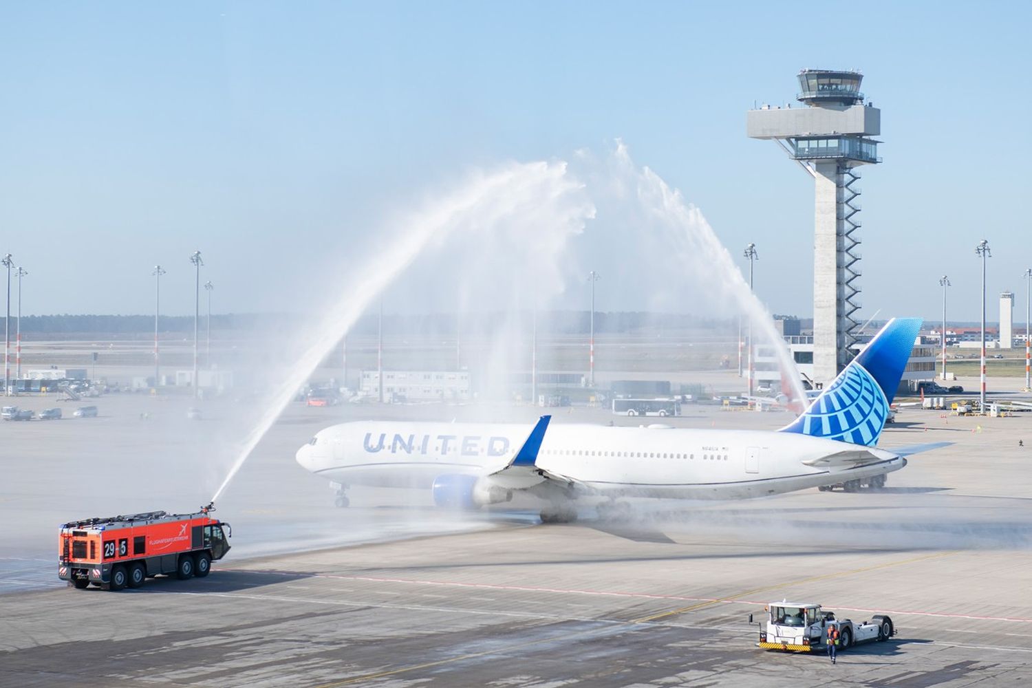 United Airlines inauguró sus vuelos entre Newark y Berlín