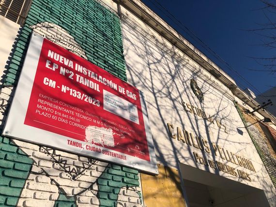 Hubo que pasar el invierno: tras 5 meses, la Escuela 2 volvió a tener gas