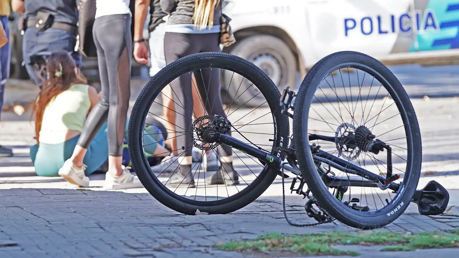 Ciclista herida en 58 y 63