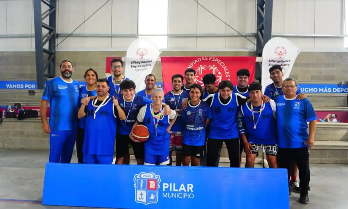 El básquet inclusivo de Pilar debutó en un encuentro de Olimpíadas Especiales