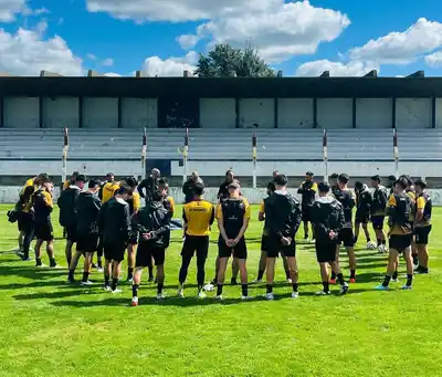 Entrenamiento de este 2025 de Santamarina en el estadio San Martín