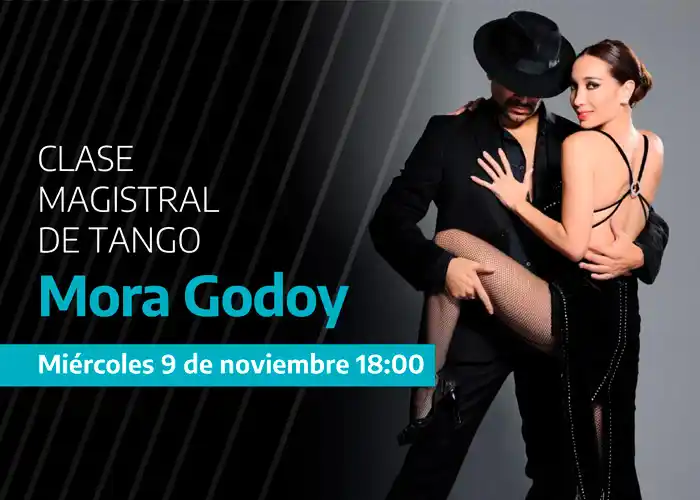 Clase de tango con Mora Godoy en Florencio Varela