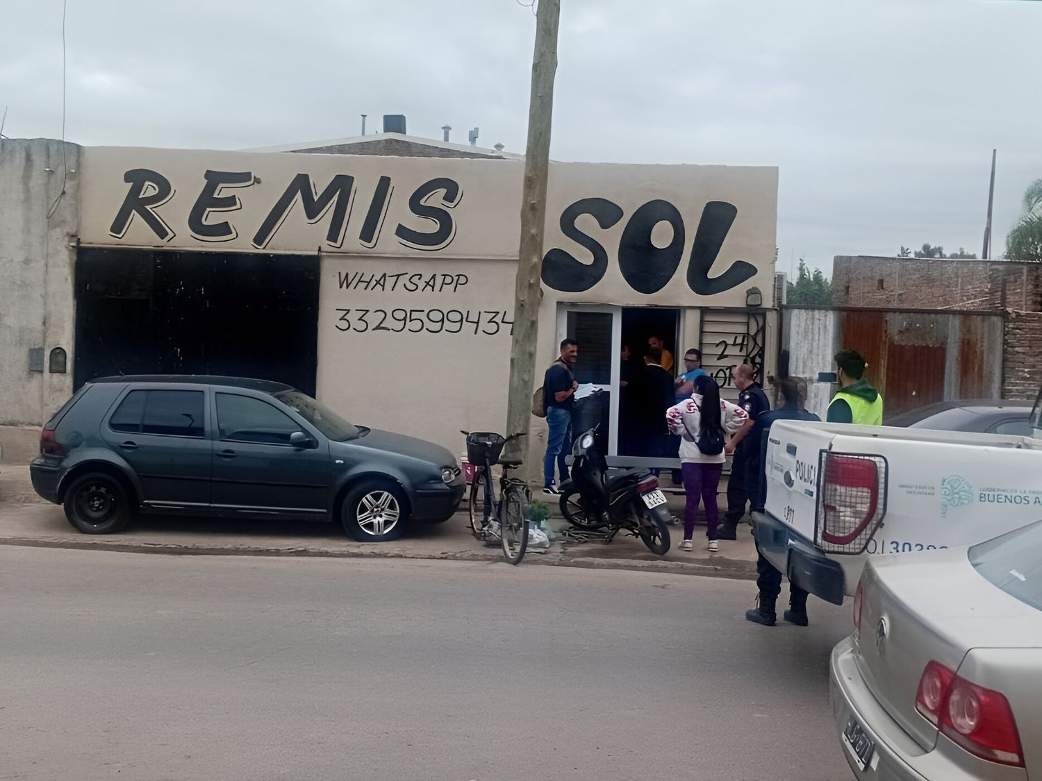 La agencia de remises Sol, otra vez clausurada.