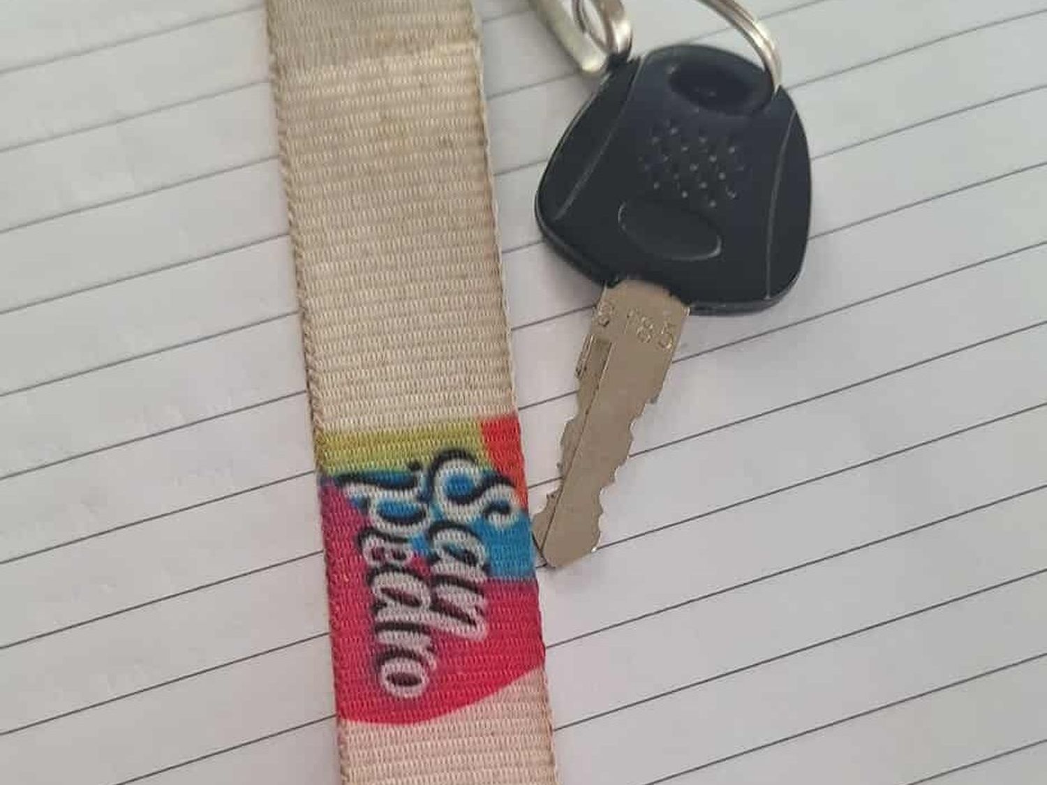 Hallaron llave de moto